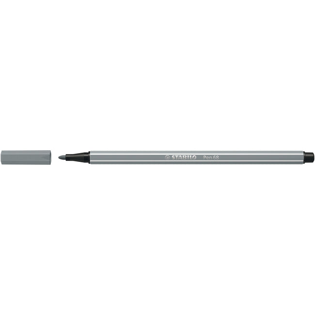 Stabilo - Feutre Stylo 68/95 moyen moyen gris froid | 10 pièces