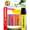 STABILO - Surligneur BOSS Original 70/4 assortiment étui de 4 pièces
