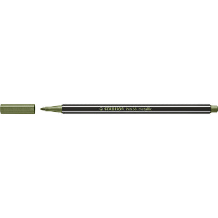 Stabilo -  Viltstift pen 68/843 m metallic lichtgroen