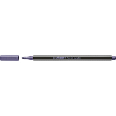 Stabilo - Filzstift 68/855 medium metallic flieder | 10 Stück