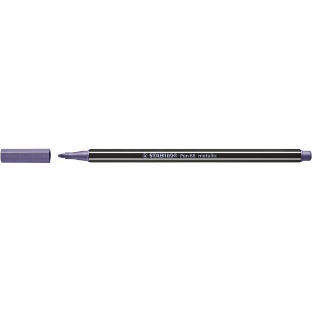 Stabilo - Filz -Tip -Stift 68/855 M Metallic Lila