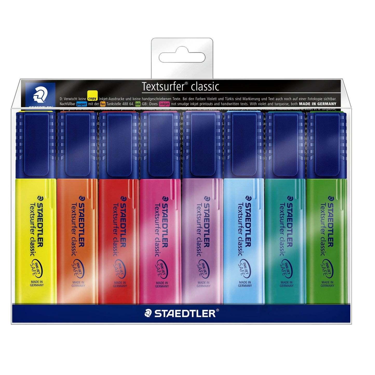 Staedtler -  Markeerstift 364 Textsurfer assorti 8 stuks