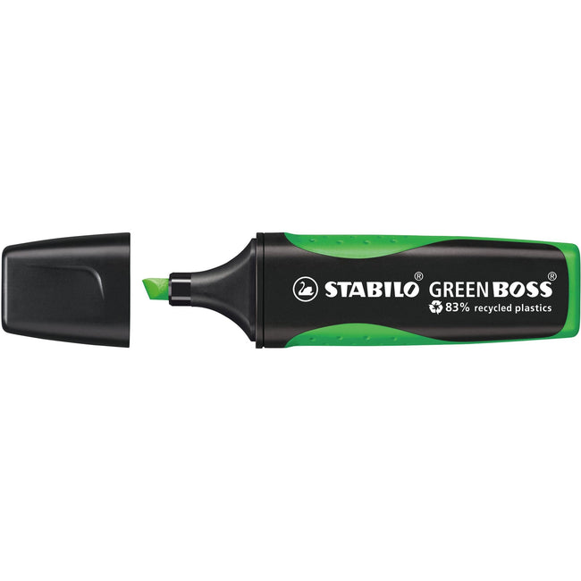 Stabilo -  Markeerstift green boss 6070/33 groen | 10 stuks