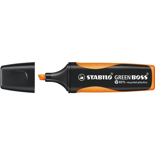 Stabilo -  Markeerstift green boss 6070/54 oranje | 10 stuks
