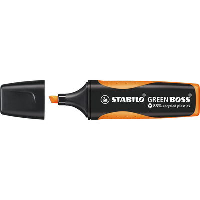 Stabilo -  GREEN BOSS, milieuvriendelijke markeerstift, oranje, per stuk