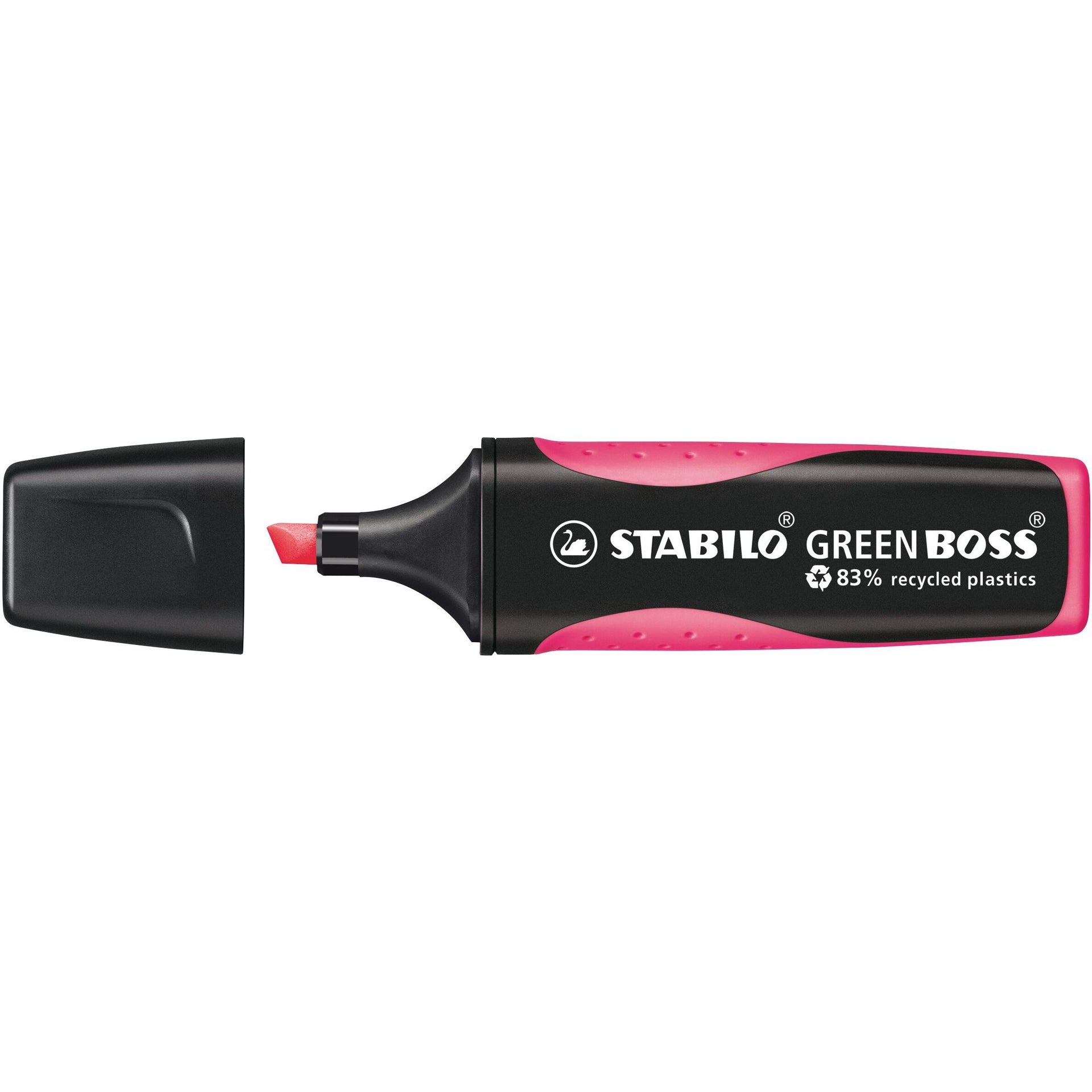 Stabilo - Surligneur GREEN BOSS 6070/56 rose | 10 pièces