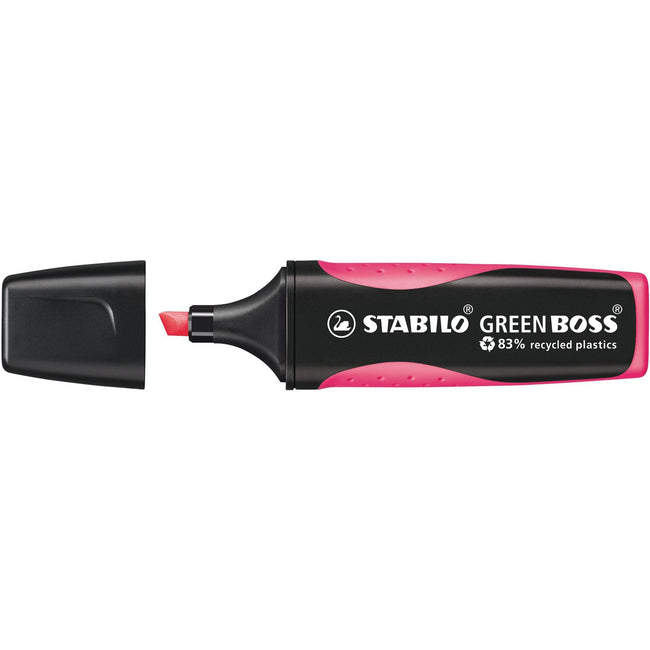 Stabilo -  Markeerstift green boss 6070/56 roze | 10 stuks