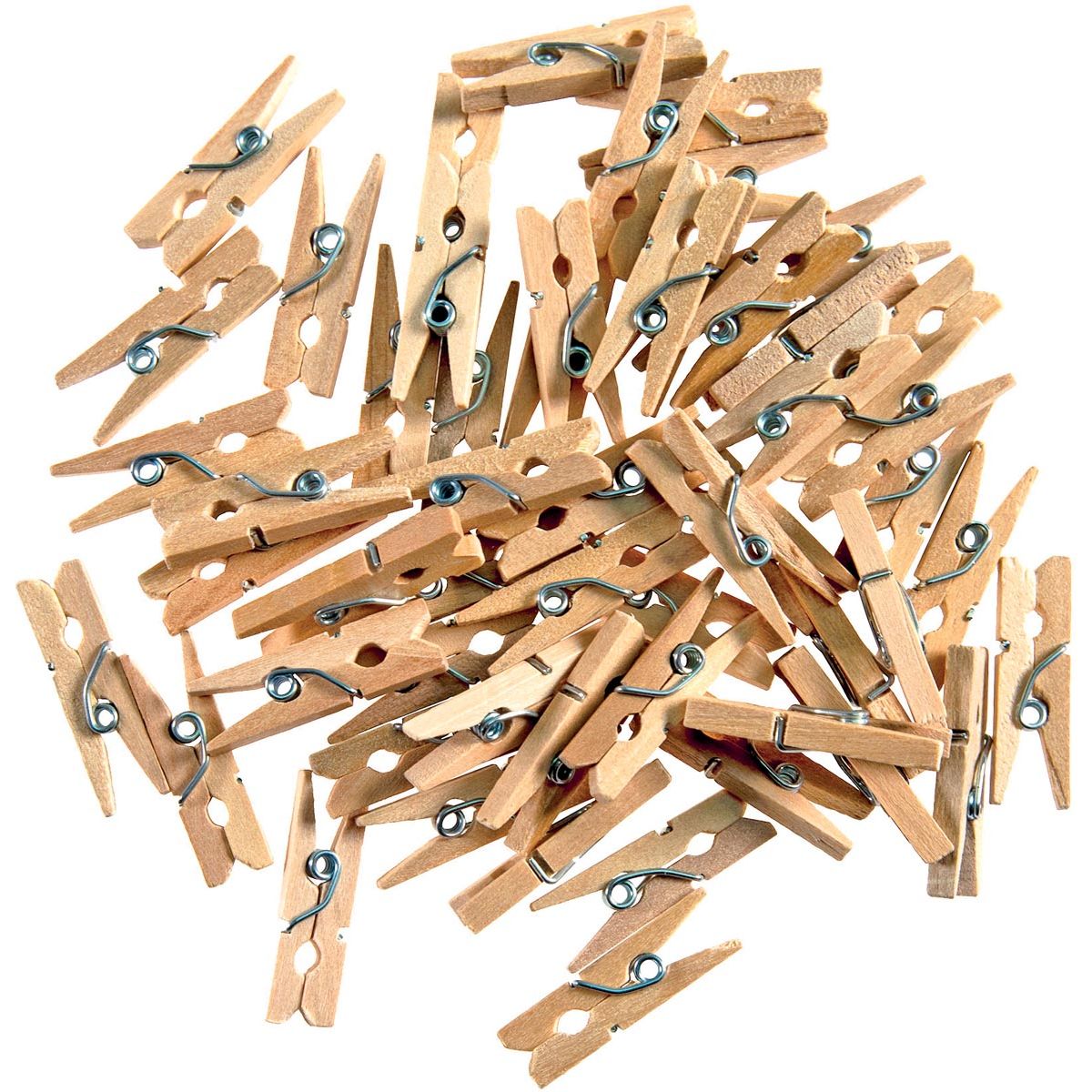 Bouhon -   mini wasknijper, zakje van 48 stuks