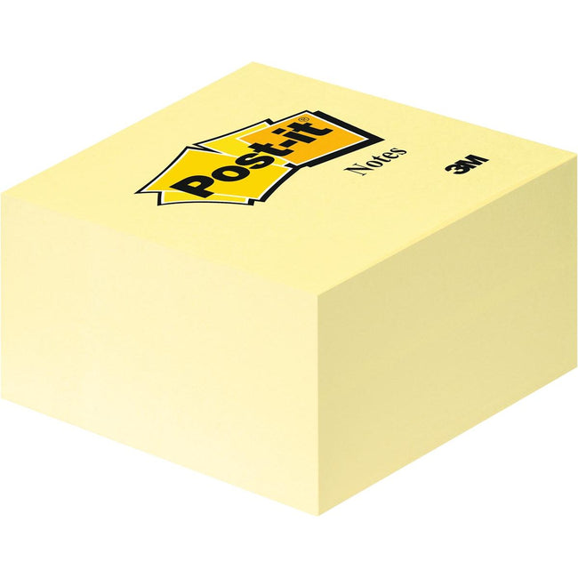 Post-it - Bloc mémo 636 76x76mm cube jaune 450 feuilles