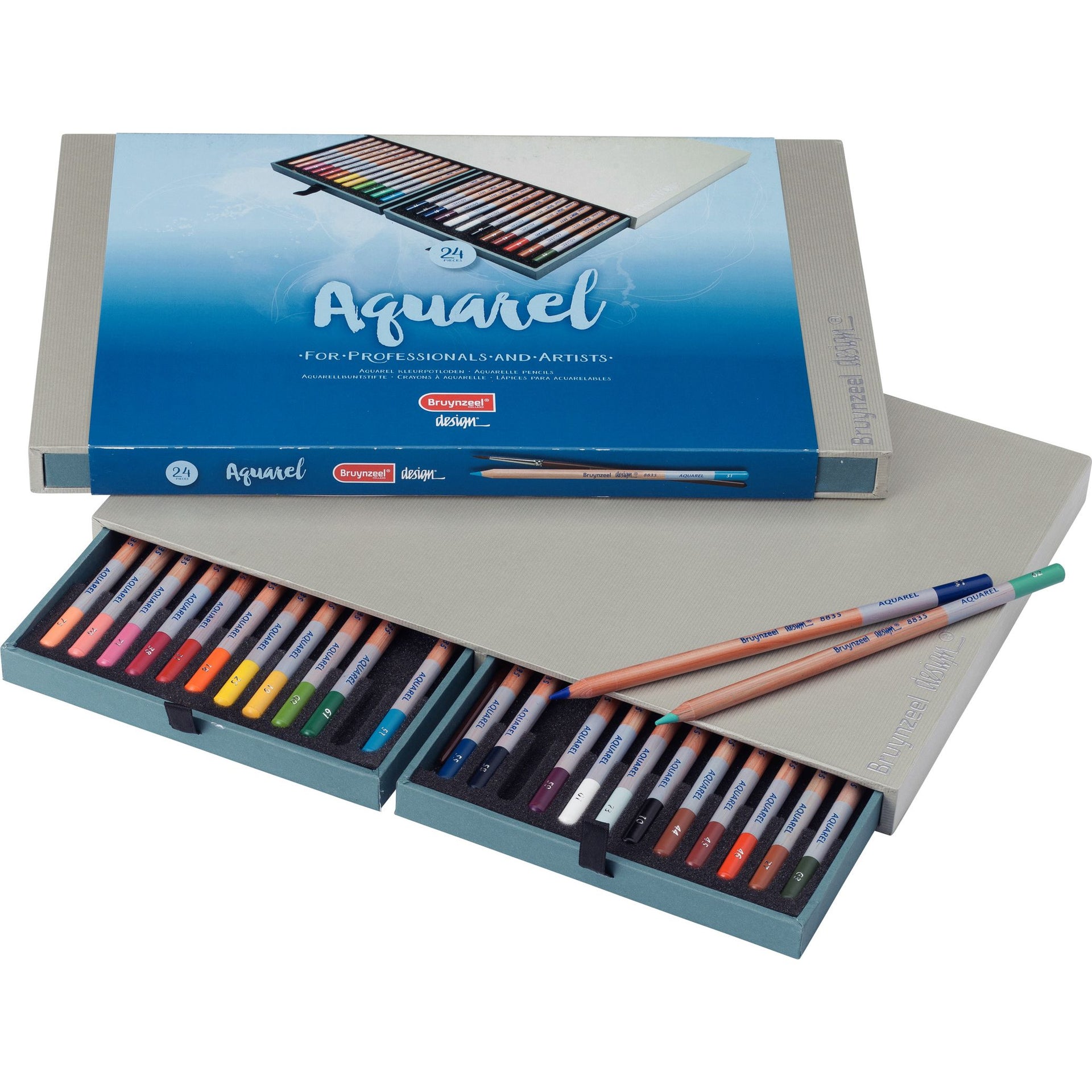 Bruynzeel -  Kleurpotlood  design aquarel 24st assorti