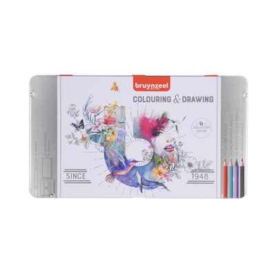 Bruynzeel - Crayons de couleur 70 pièces assorties