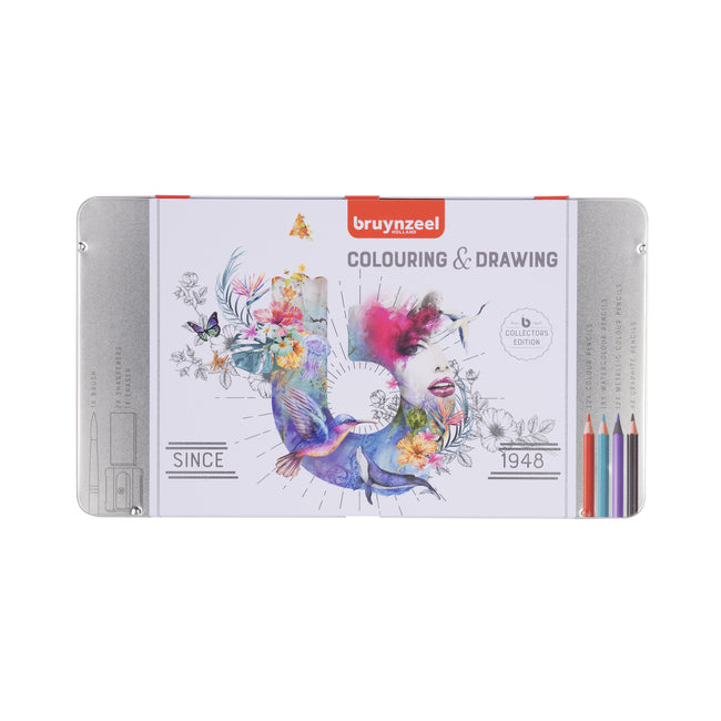 Bruynzeel - Crayons de couleur 70 pièces assorties