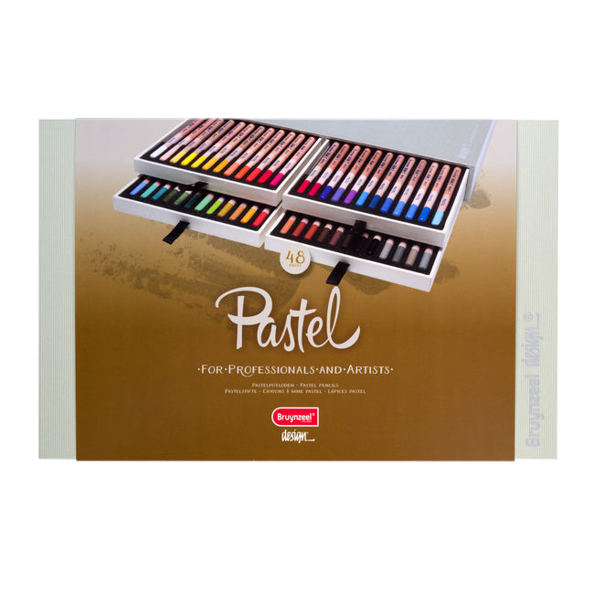 Bruynzeel - Crayons de couleur 8840 Pastel design 48 pièces assorties | 2 pièces