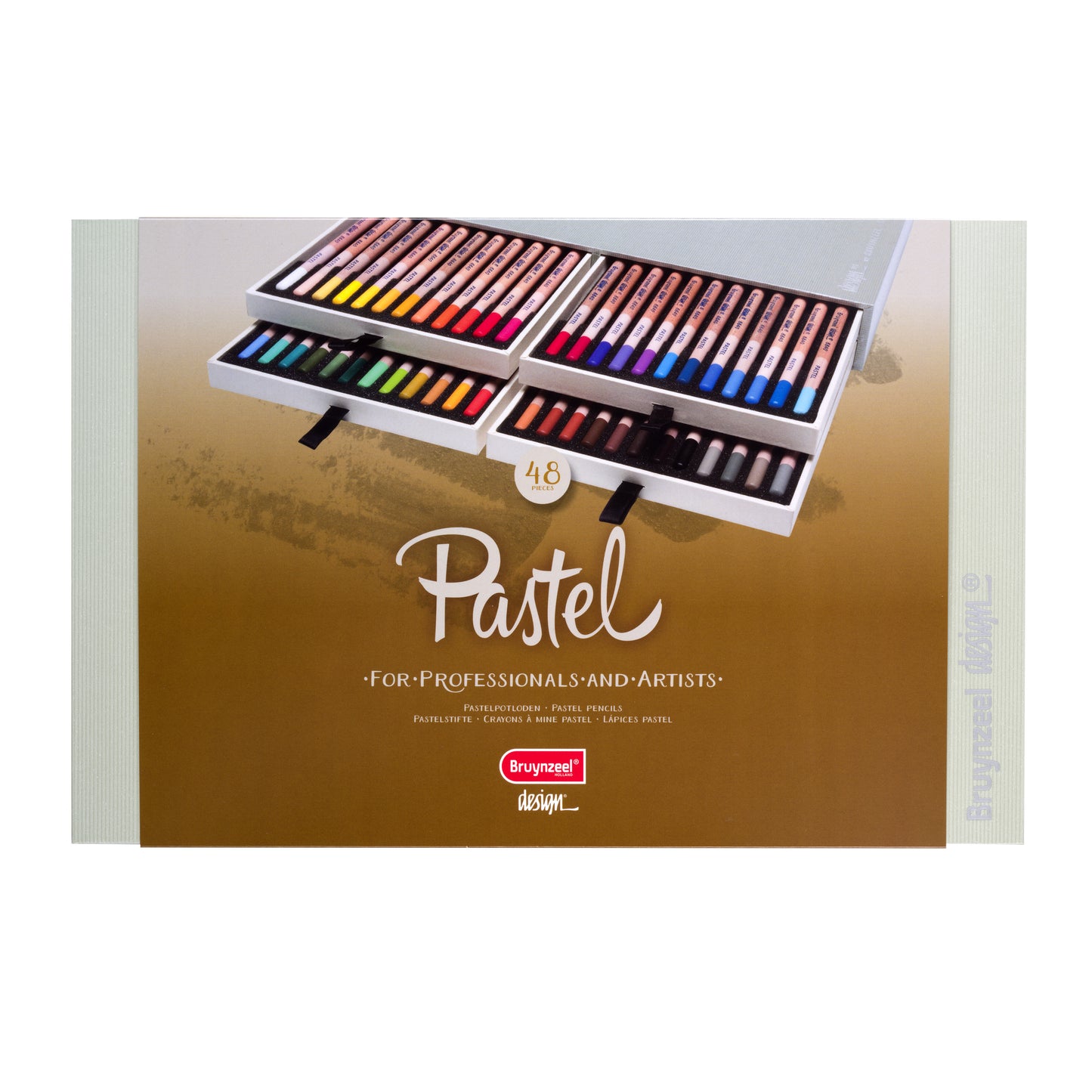 Bruynzeel - Buntstifte 8840 Design Pastell 48 Stück sortiert | 2 Stk