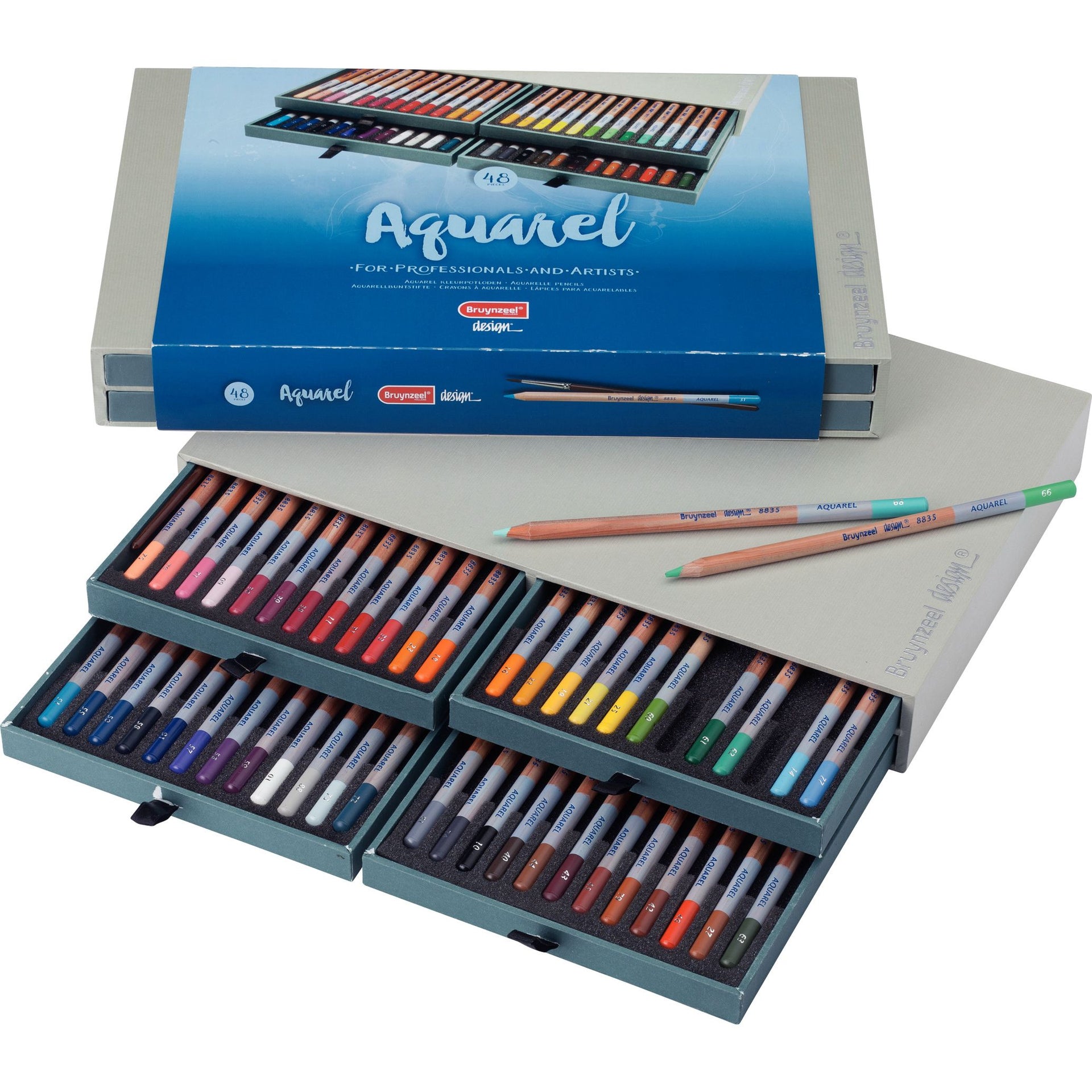 Bruynzeel -  Kleurpotlood  design aquarel 48st ass
