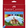 Faber Castell - Crayons de couleur Faber-Castell assortiment de 24 pièces