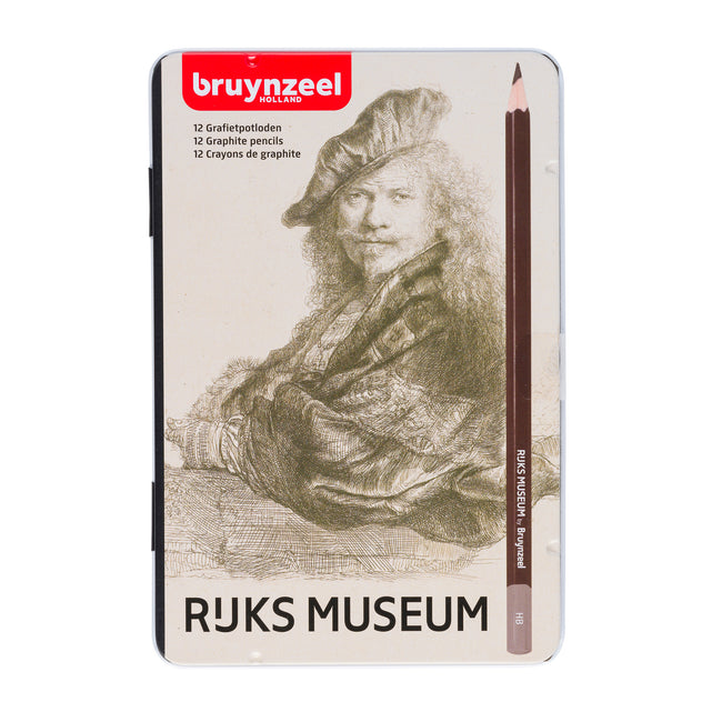 Bruynzeel - Bleistifte Rembrandt verschiedene Härten, Dose mit 12 Stück