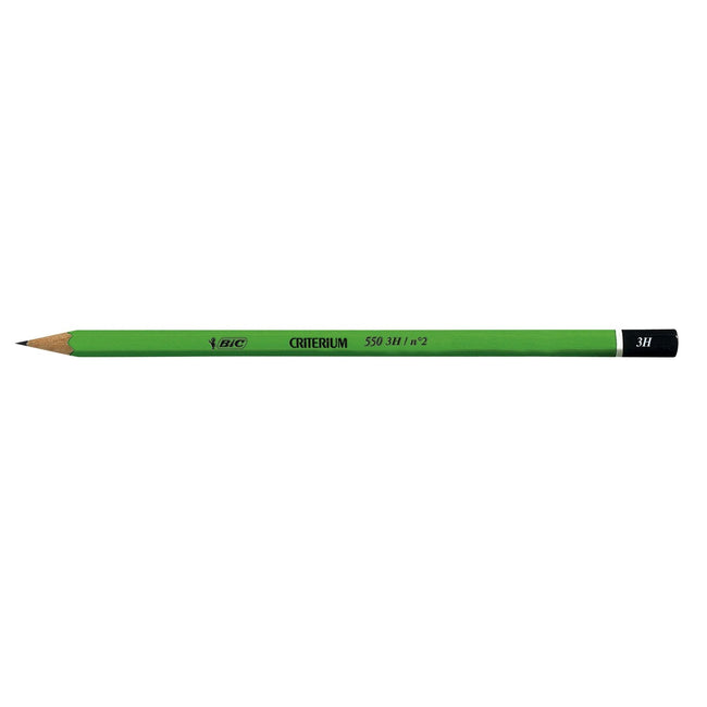 Bic - Crayon 550 hexagonal 3H | 12 pièces