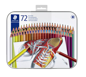 Staedtler - Crayon de couleur 175 Boîte assortie 6 faces de 72 couleurs | 3 pièces