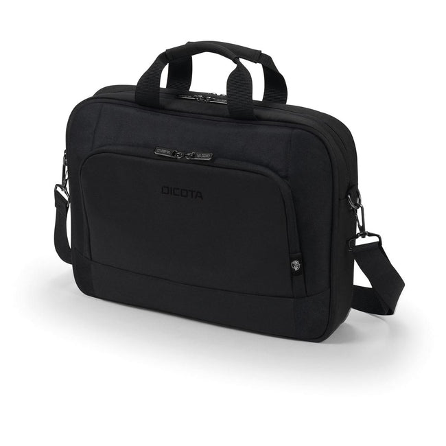 Dicota - Laptoptasche Eco Top Traveler, für Laptops bis 14,1 Zoll, schwarz