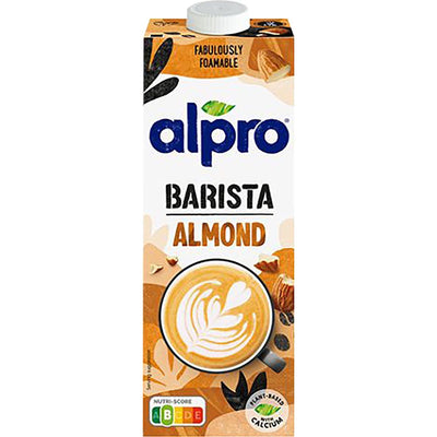 Alpro - Lait d'amande végétal Barista, 1 l, paquet de 8
