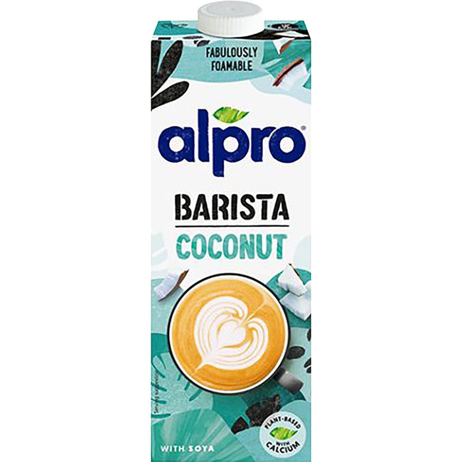 Alpro - Lait de coco végétal Barista, 1 l, paquet de 8