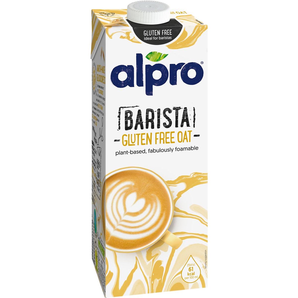Alpro - Lait d'avoine végétal Barista, 1 l, paquet de 8