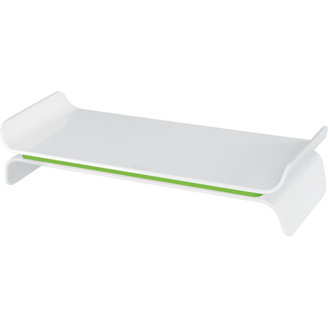 Leitz - Support d'écran réglable Ergo WOW, blanc-vert