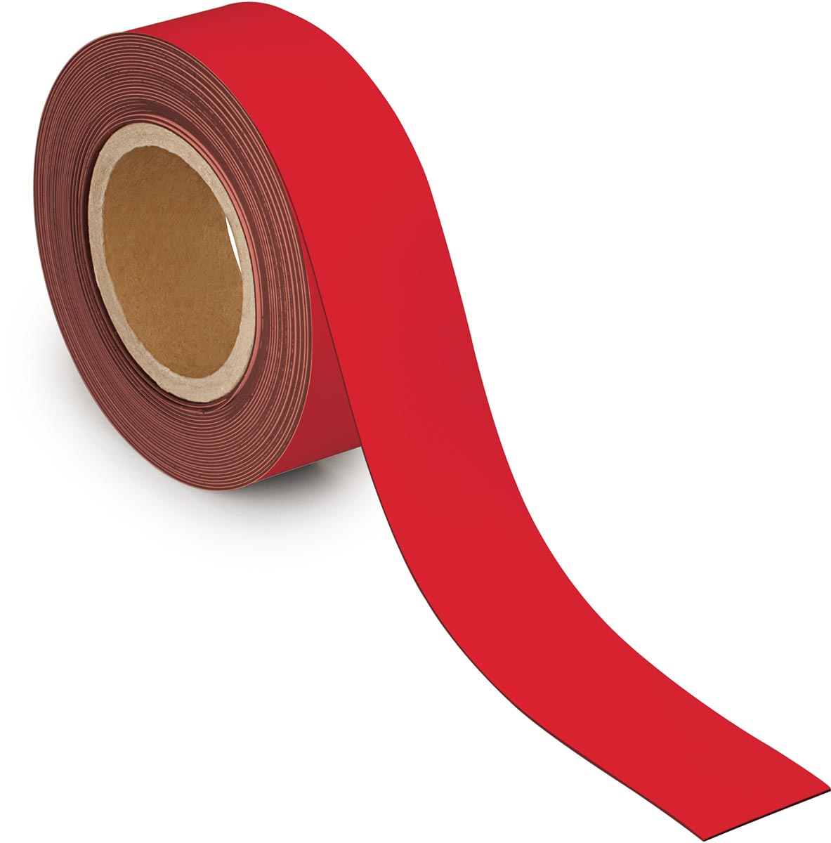 Maul - magnetisch etiketband beschrijf- en wisbaar, 10mtx50mm, rood