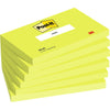 Post-it – Notizzettel, 100 Blatt, 76 x 127 mm, neongrün, Packung mit 6 Blöcken