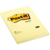 Post-it -  Notes, ft 102 x 152 mm, geel, blok van 100 vel