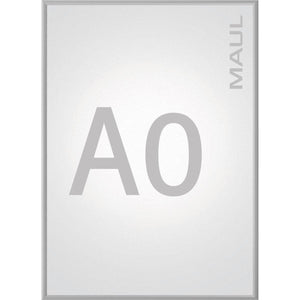 Maul – Standard-Klickrahmen, 25 mm A0-Rahmen, silberner Posterrahmen