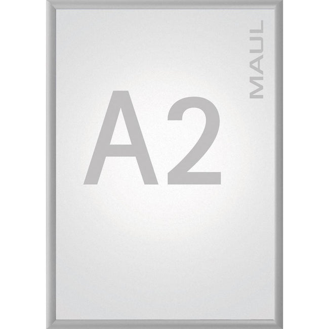 Maul -  clicklijst standaard, lijst 25mm A2, zilverkleurig posterframe