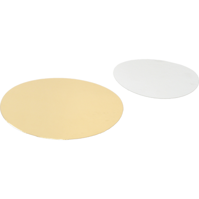 Klika -  Rondel | Ø16cm | karton + PET | goud/zilver | 250 stuks