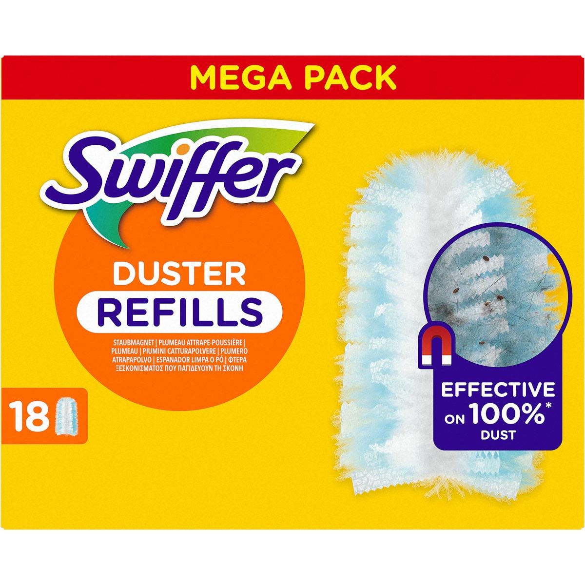 Swiffer -  Duster navullingen, pak van 18 stuks