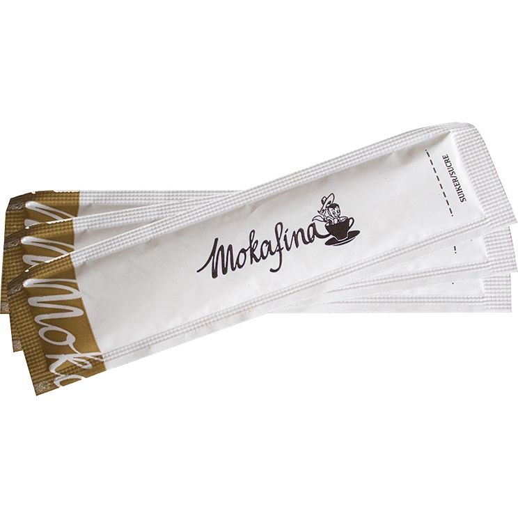 Mokafina - sachets de bâtonnets de sucre 3 g, boîte de 1000 pièces