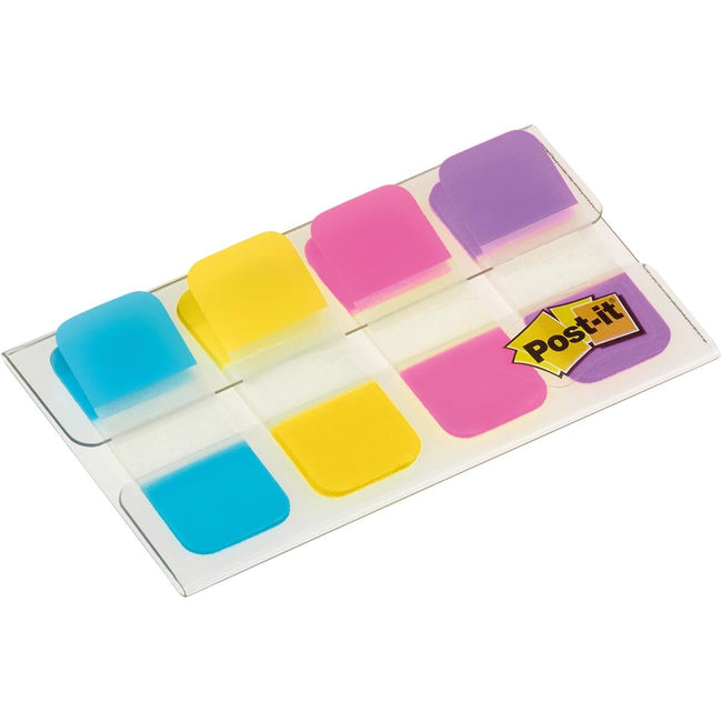 Post-it - index Strong, ft 15,8 x 38,1 mm, blister met 4 kleuren, 10 tabs per kleur