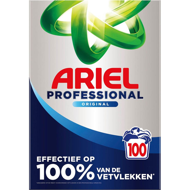 Ariel - Lessive Professionnelle Régulière, boîte de 5,5 kg, 100 lavages