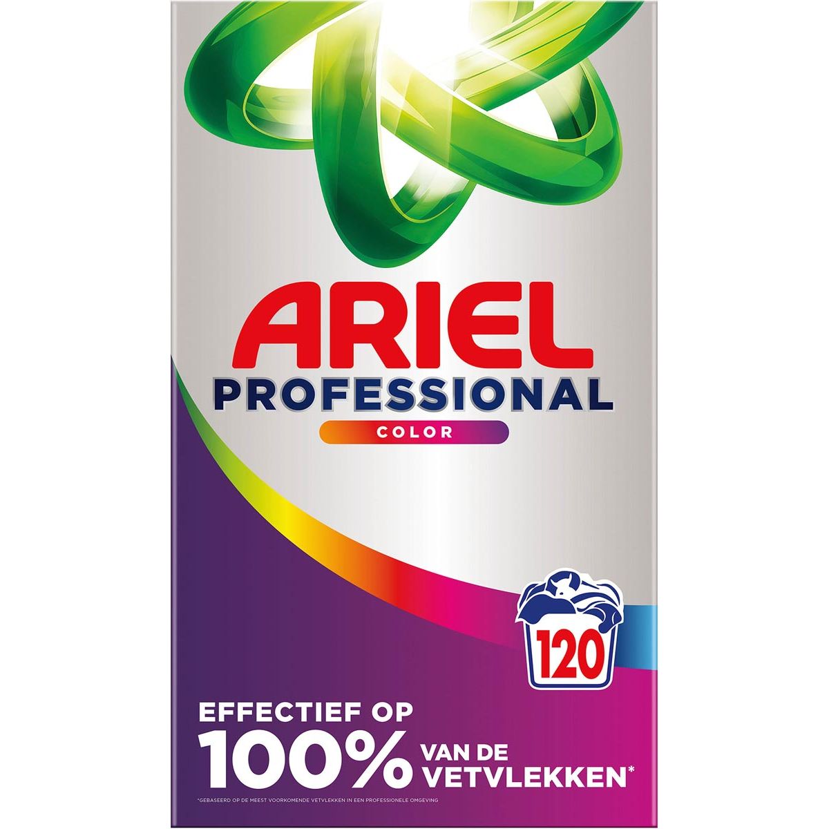 Ariel - Lessive en poudre Professional Color, boîte de 6,6 kg, 120 lavages