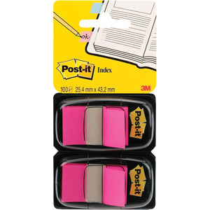 Post-it - Onglets 680 25,4x43,2mm duopack rose vif