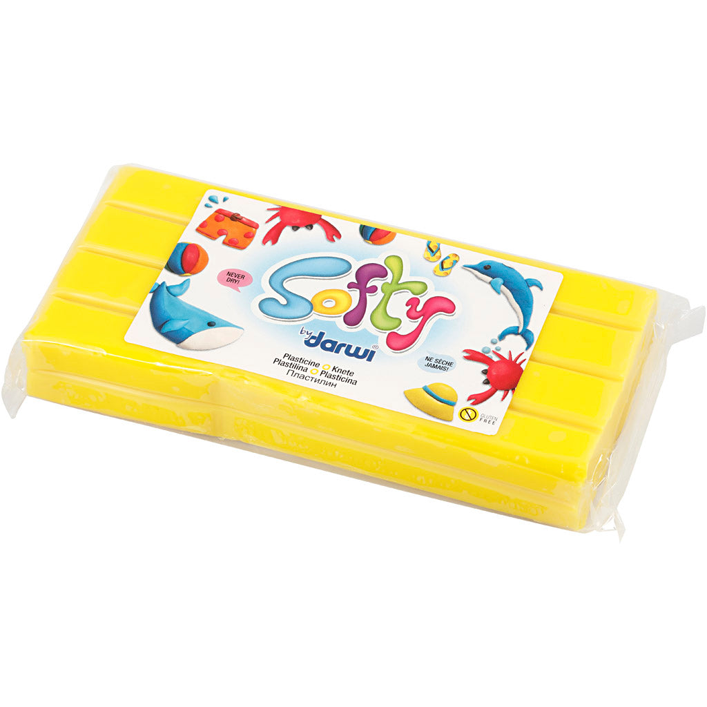 Darwi - pâte à modeler Softy jaune