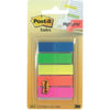 Post-it -  index translucent, ft 11,9 x 43,2 mm, houder met 20 tabs in 5 verschillende kleuren