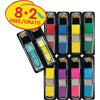 Post-it - index, paquet de 10 (8 + 2 GRATUITS)