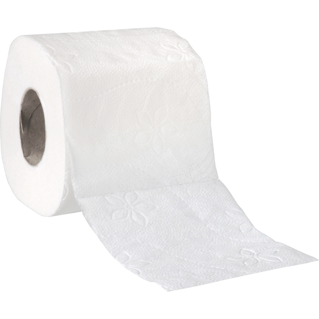 Qleaniq® -  | Toiletpapier | 2-laags | 10cm | Basic | wit | 48 stuks