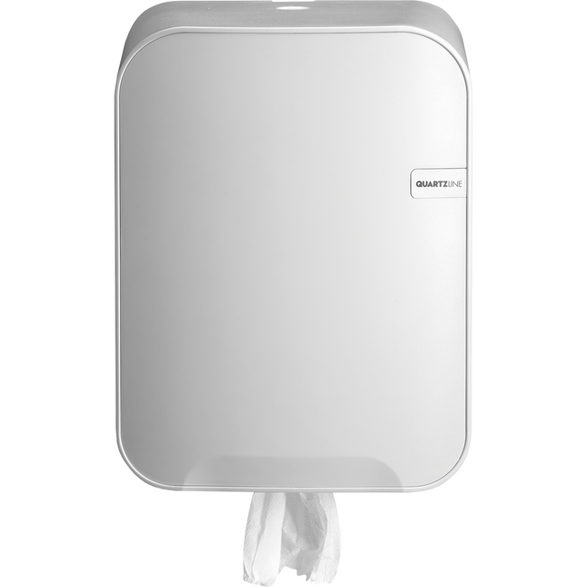 QuartzLine - QuartzLine Poetsroldispenser | Midi | 375x265x222mm | wit | 1 stuks