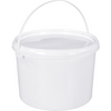 Klika - Seau | PP | 136 mm | ∅200mm | rond | 2,5l | blanc | 30 pièces