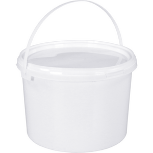 Klika -  Emmer | PP | 136mm | ∅200mm | rond | 2.5l | wit | 30 stuks