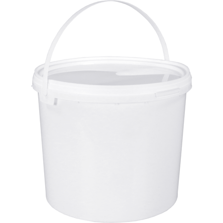 Paardekooper - Seau | PP | 187 mm | ∅225mm | rond | 5l | blanc | 30 pièces