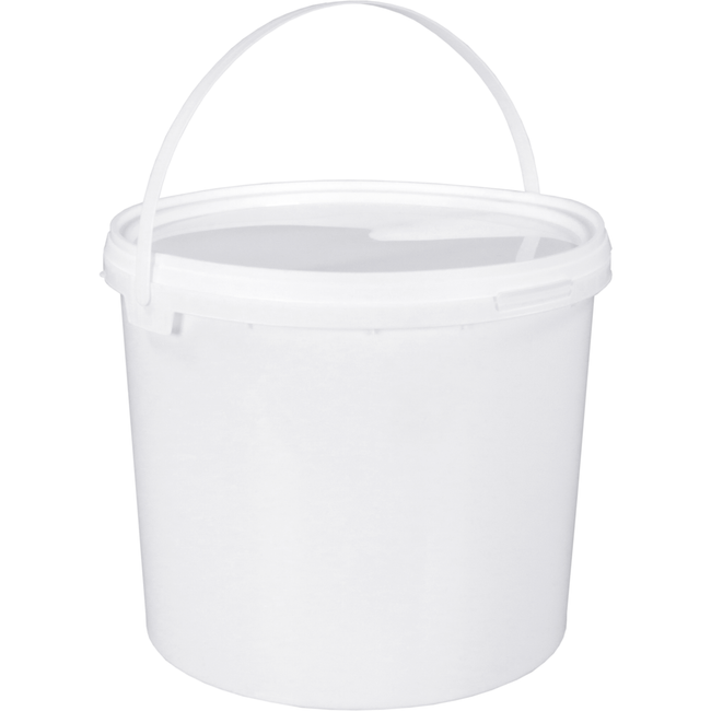 Paardekooper - Seau | PP | 187 mm | ∅225mm | rond | 5l | blanc | 30 pièces