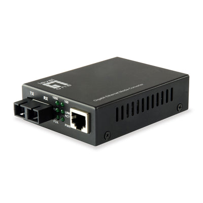 LEVEL ONE -  LevelOne GVT-2002 netwerk media converter 1000 Mbit/s 1310 nm Single-mode Zwart